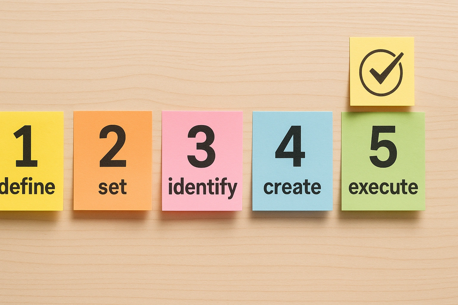 5 простых шагов к плану действий