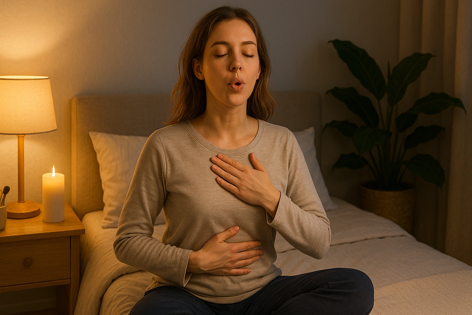 5 простых шагов к дыханию перед сном