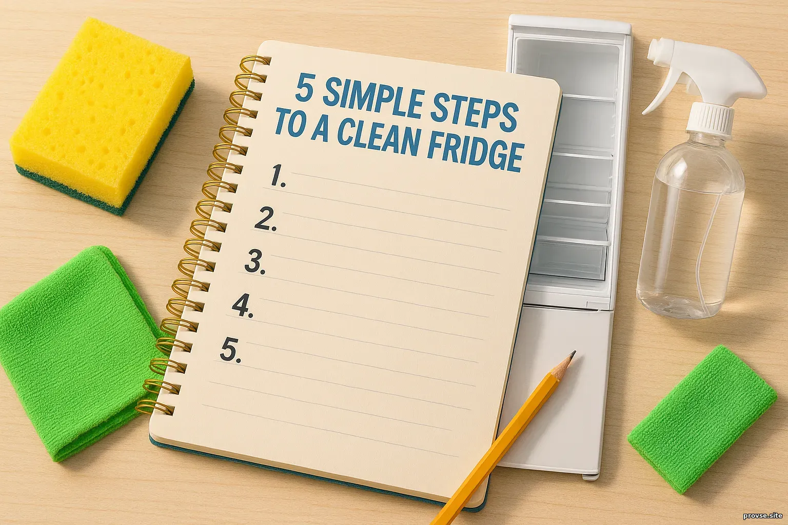 5 простых шагов к чистому холодильнику