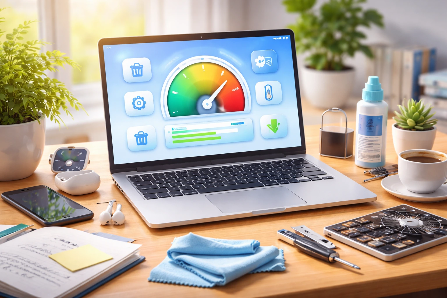 5 простих кроків для швидкої роботи ноутбука