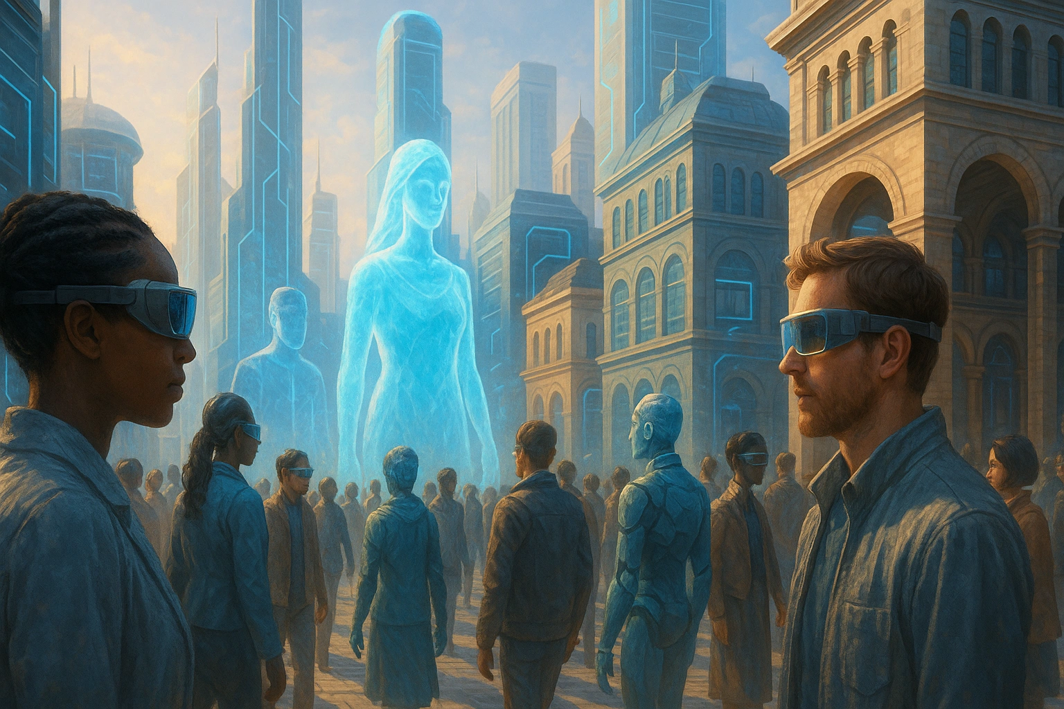 Параллельные общества внутри метавселенных