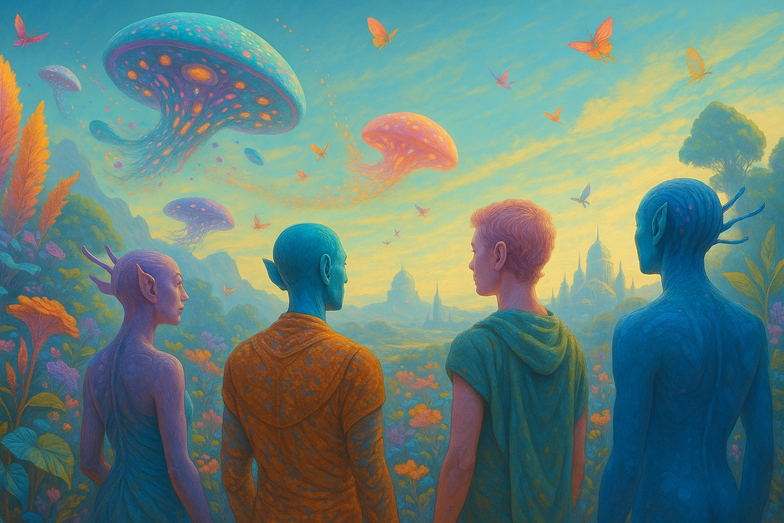 Цивилизации с расширенными спектрами восприятия