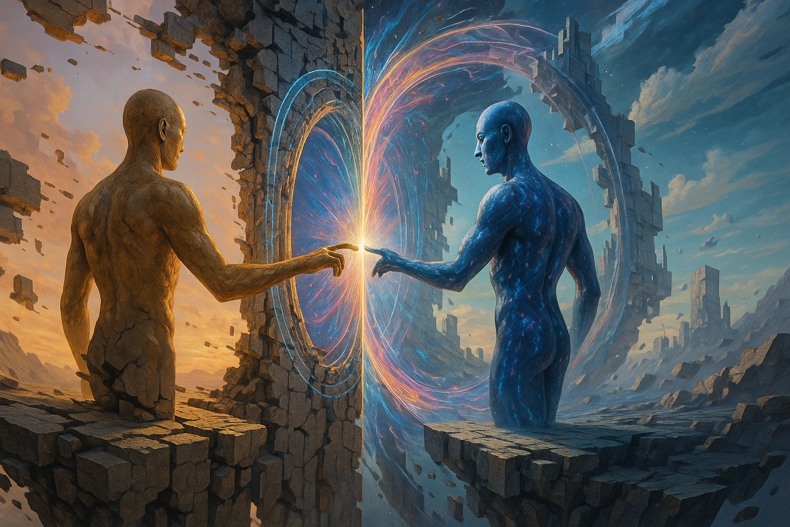 Сшивание вселенных: технология перехода