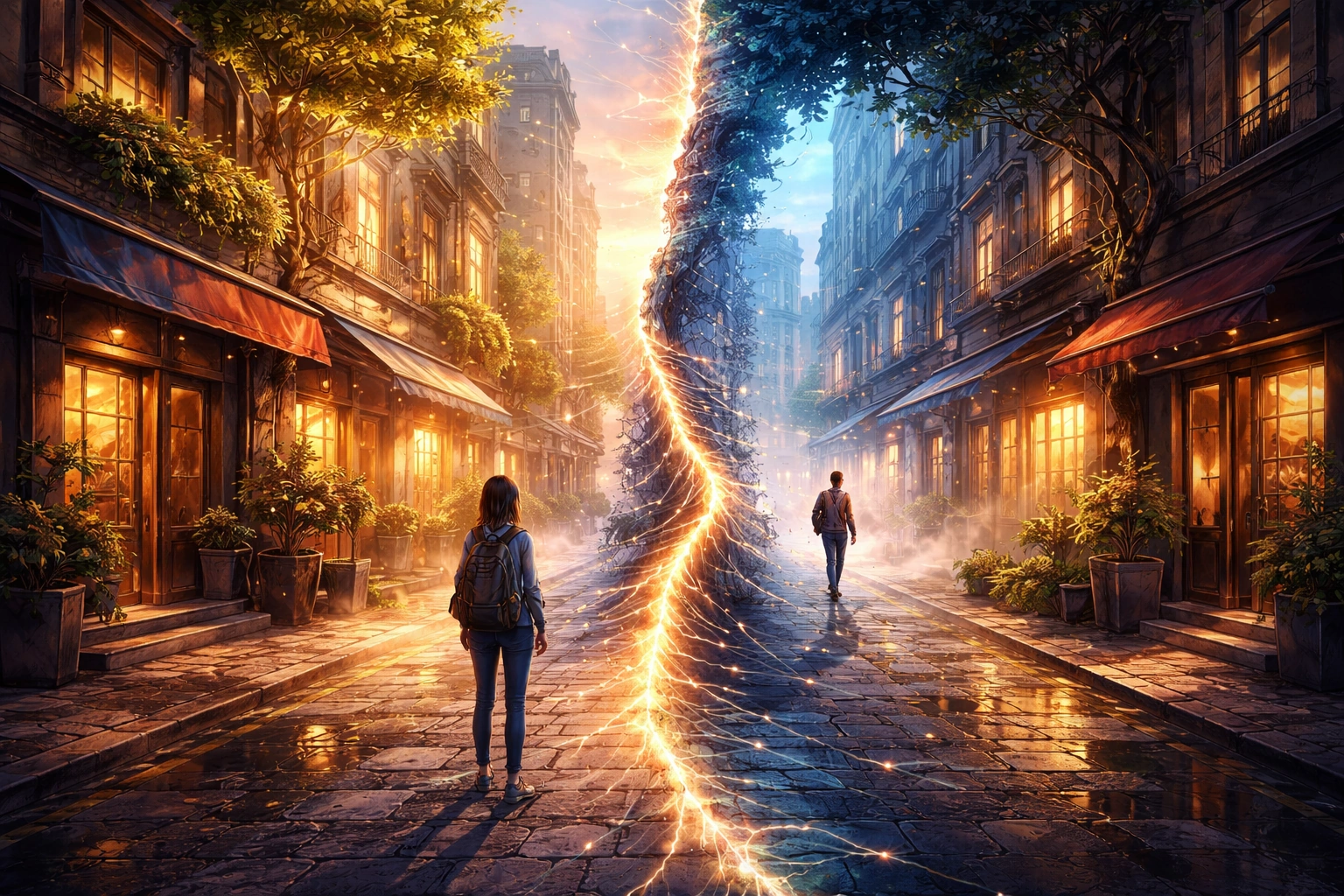 Колізії пошитих просторів