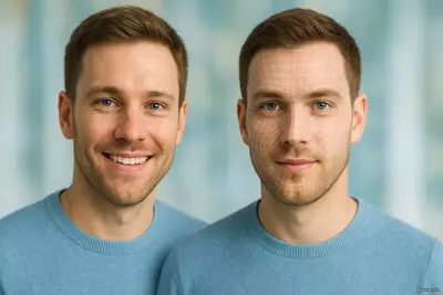 человек и его отражение