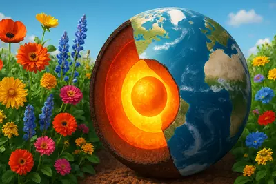 Земля состоит из железа, кремния, кислорода, магния и других элементов