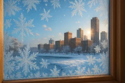 Почему зимой на окнах узоры? Они рождаются из пара и холода, управляются законами кристаллографии