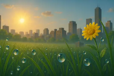 Роса — это утреннее чудо, которое можно не только увидеть