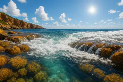 Вода в океане солёная благодаря миллионам лет взаимодействия