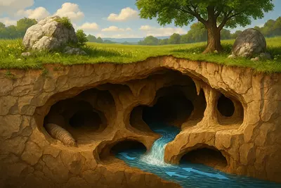 В этих молчаливых коридорах звучит голос Земли