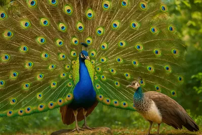 В каждом взмахе его веера зашифрована история эволюции, биология выбор