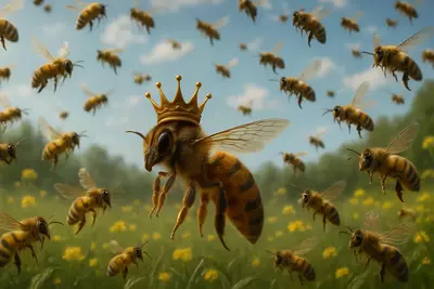 Пчела-царица становится царицей не по происхождению, а по решению улья