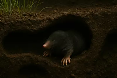 крот видит настолько, насколько ему это необходимо