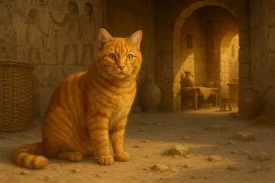 Из дикой охотницы в тени деревьев кошка превратилась в домашнюю