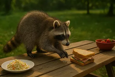 Так моет ли енот свою пищу? Нет — не в привычном смысле