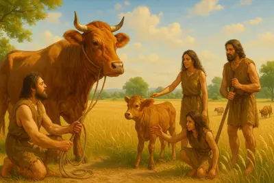 Когда была одомашнена корова? — примерно 10 000 лет назад