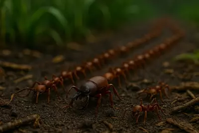 Что такое воинственные муравьи? в мире насекомых есть место стратегии, дисциплине и даже жертвенности