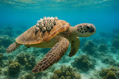 Она неподвижна, но способна путешествовать через океаны