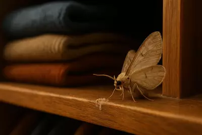 Моль не злобный враг, а тонкий специалист по кератину