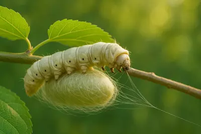 Как прядет шелк тутовый шелкопряд? Он просто исполняет свой древний, внутренний ритм, заложенный природой