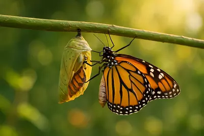 Как гусеница превращается в бабочку? Это не просто развитие, а волшебный процесс природы