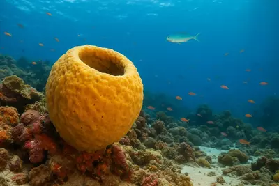 Губка показывает нам, что жизнь может существовать без глаз, мозга